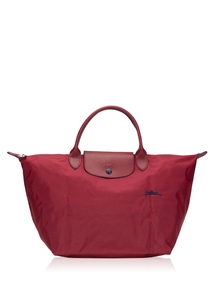Le Pliage Club Medium SH Garnet Red