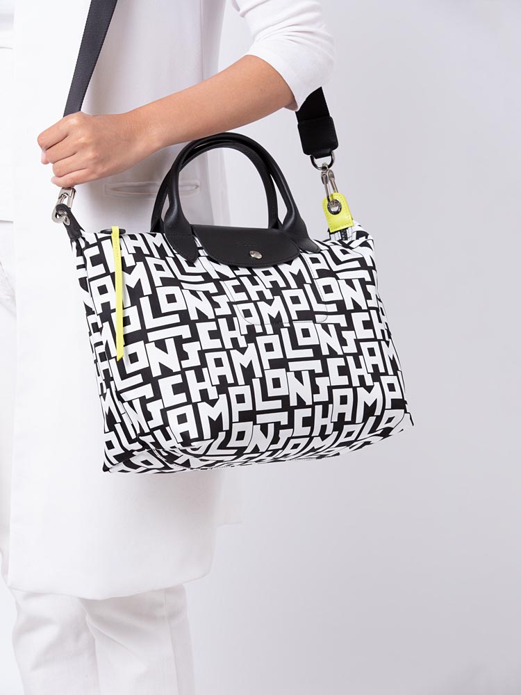 Le Pliage LGP Medium SH Black White