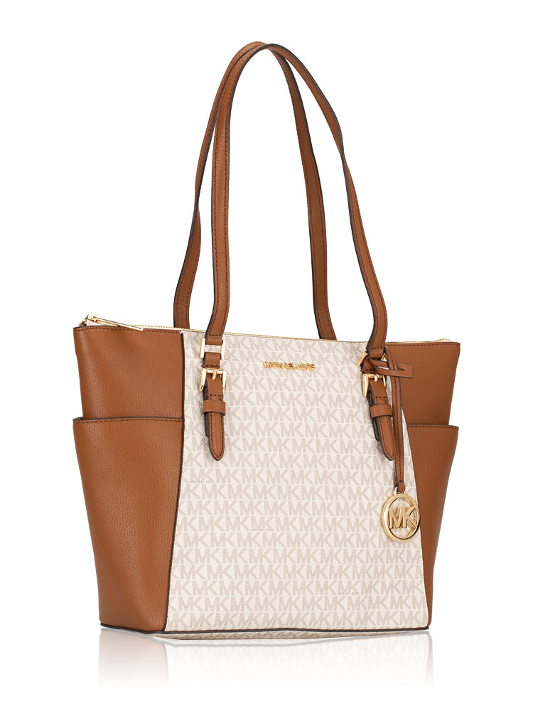 Signature Charlotte Large Zip Tote Vanilla Luggage