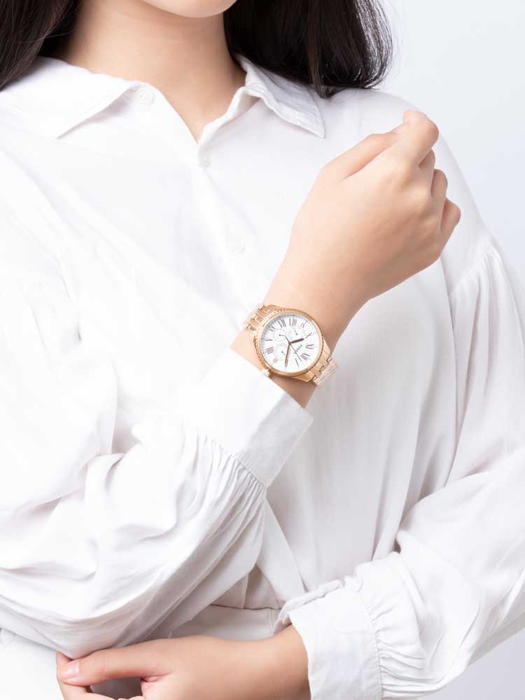 BQ3576 Redding Multifunction Stainless Rose Gold
