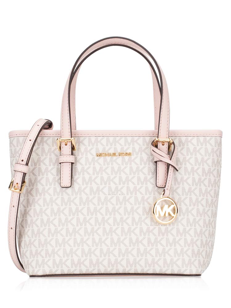 Jet Set Travel Signature XS Top Zip Tote Powder Blush Multi
