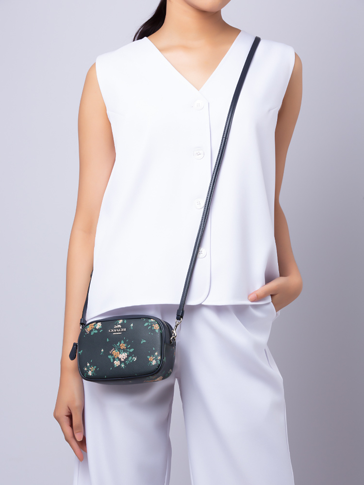 91179 Rose Bouquet Belt Bag Midnight Multi