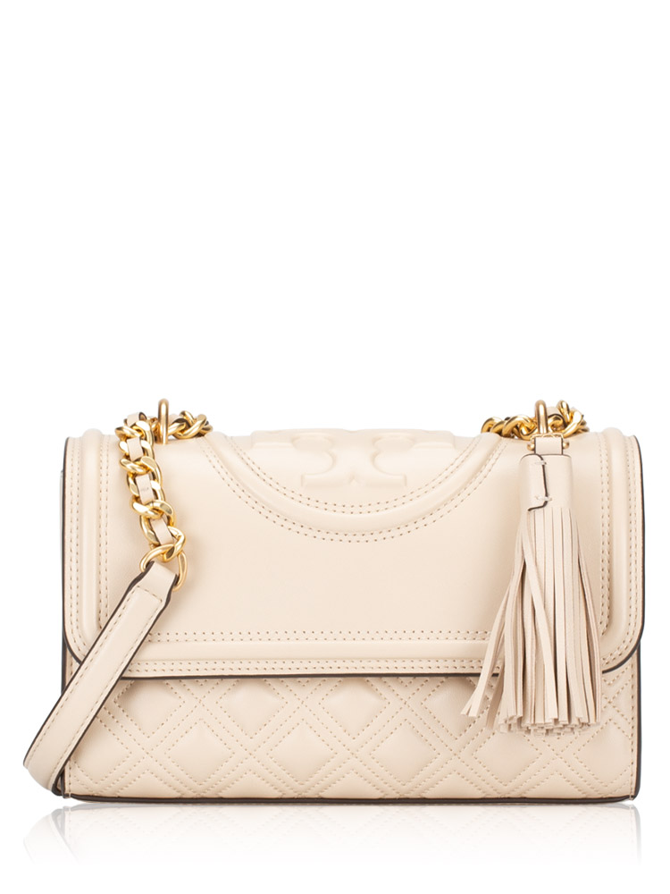 New Fleming Small Convertible Shoulder Bag Cream