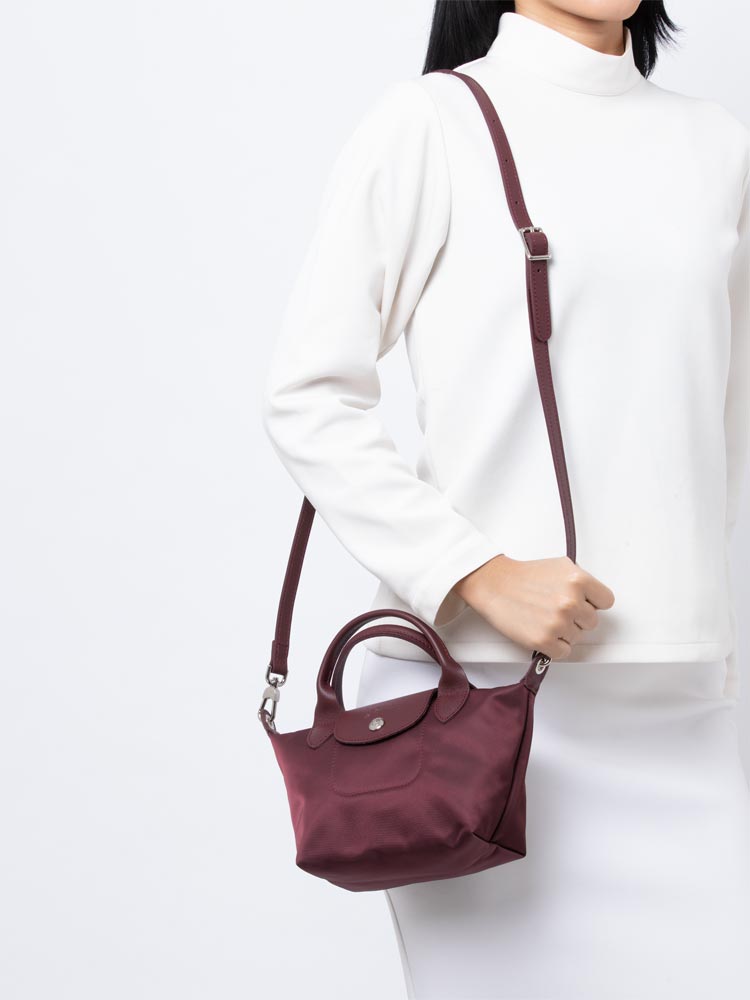 Le Pliage Neo Top Handle XS SH Grape