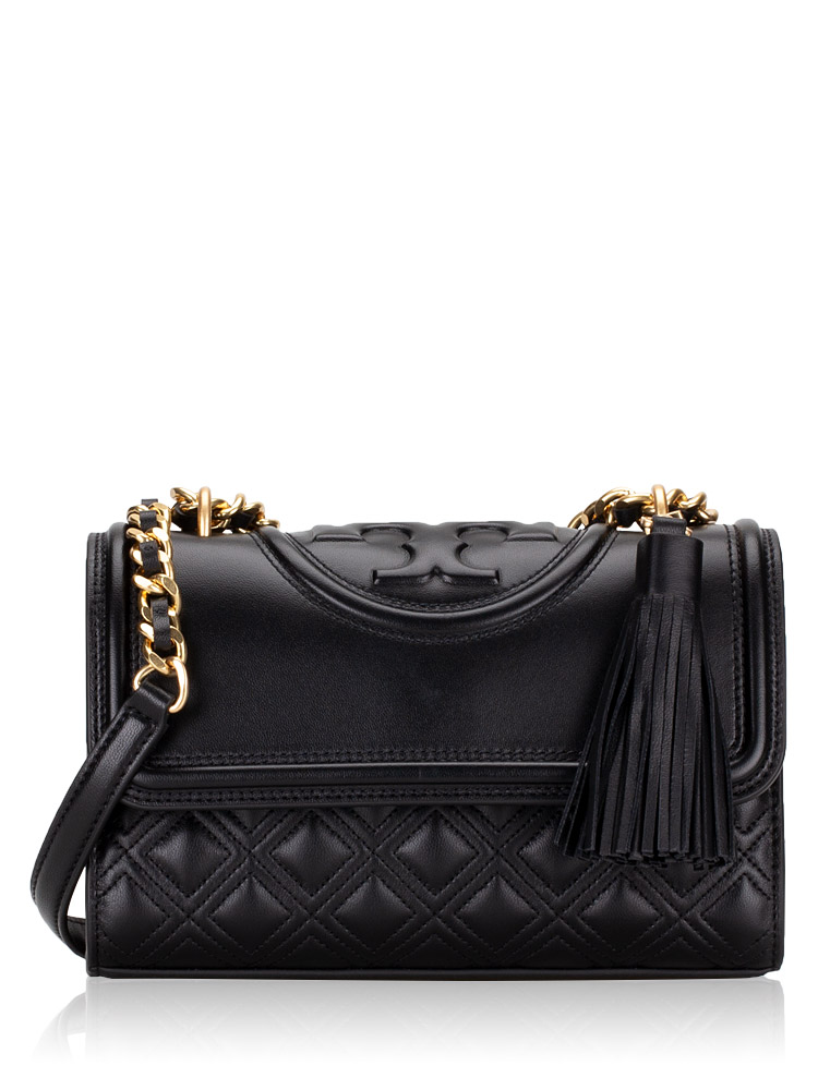 New Fleming Small Convertible Shoulder Bag Black