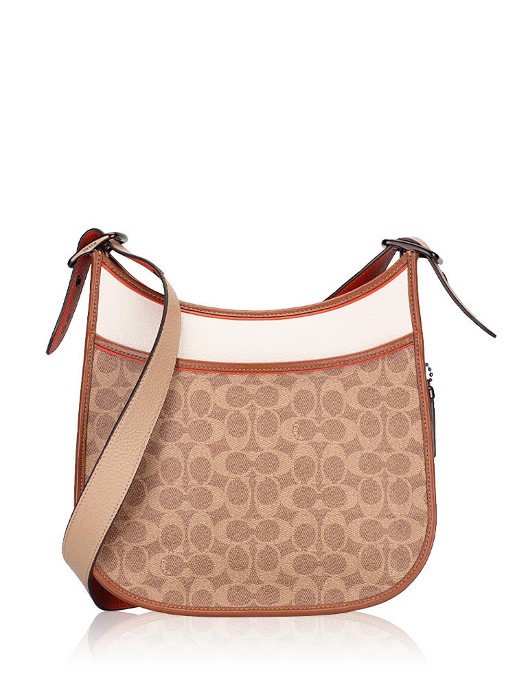 686 Signature Emery Colorblock Crossbody Tan Chalk
