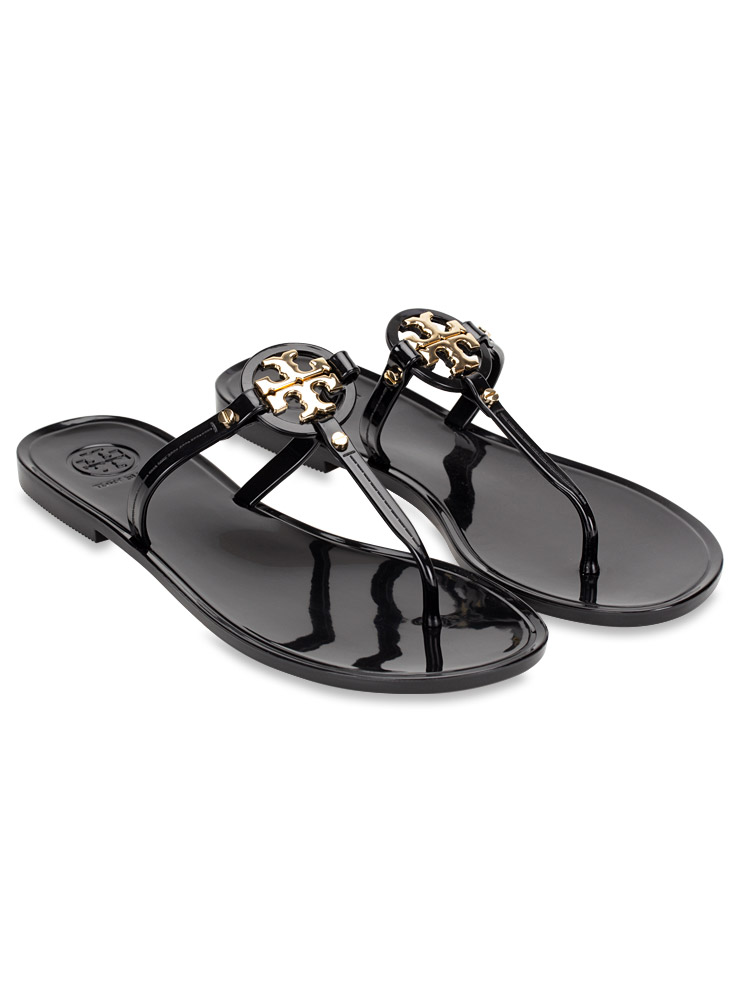 Mini Miller Jelly Thong Black Sz 9