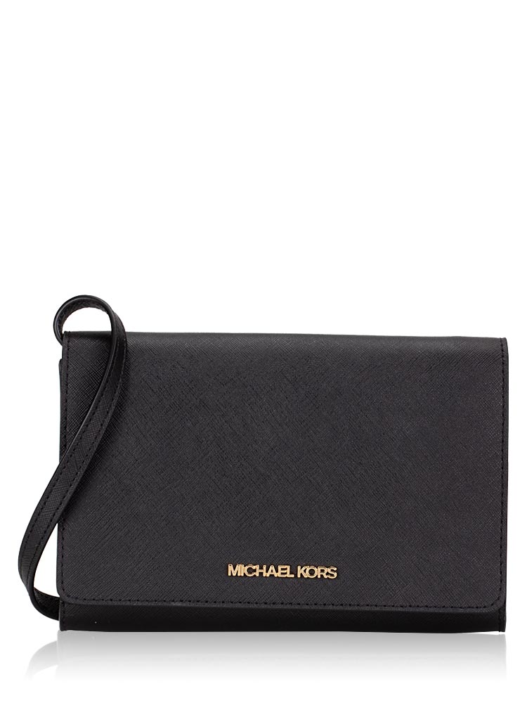 Large Multifunction Crossbody Clutch Black