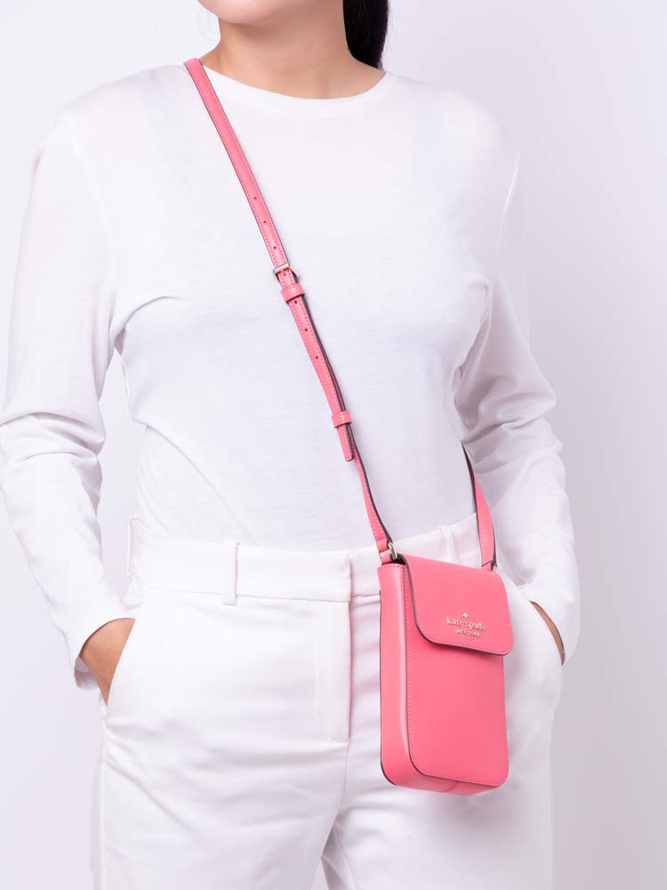 Staci NS Flap Phone Crossbody Garden Pink