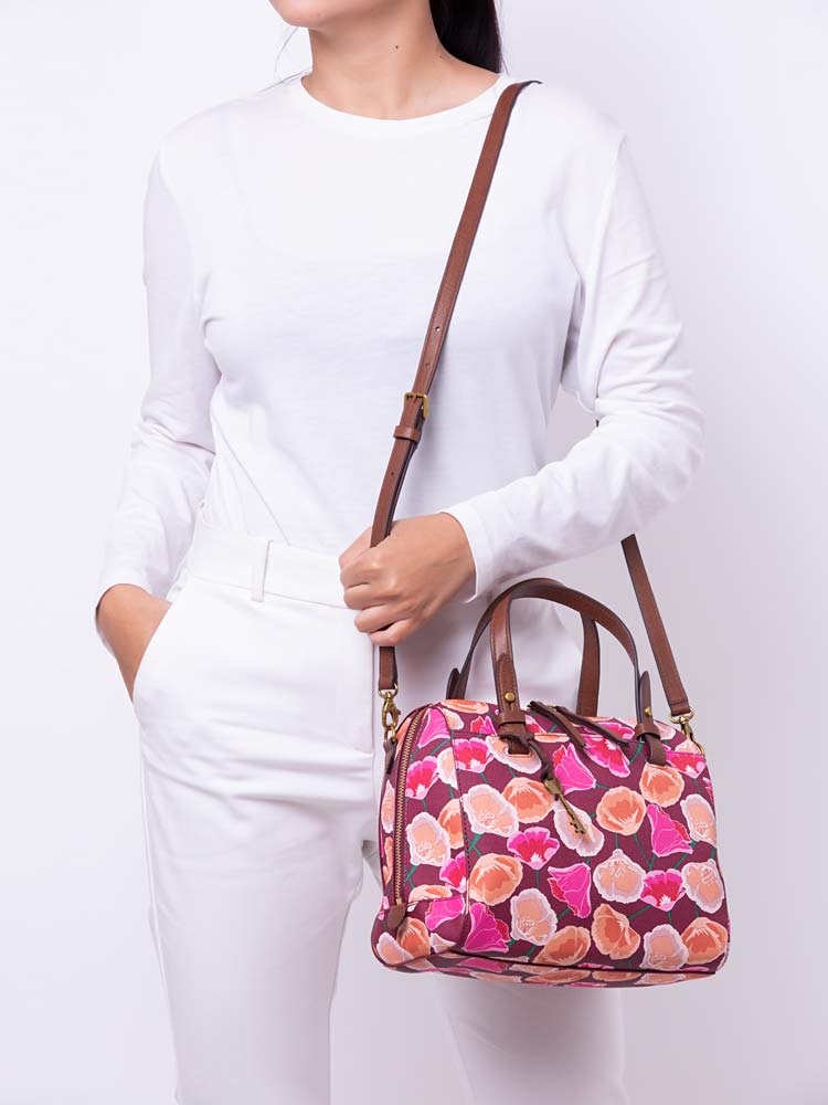 ZB7314664 Rachel Satchel Pink Multi