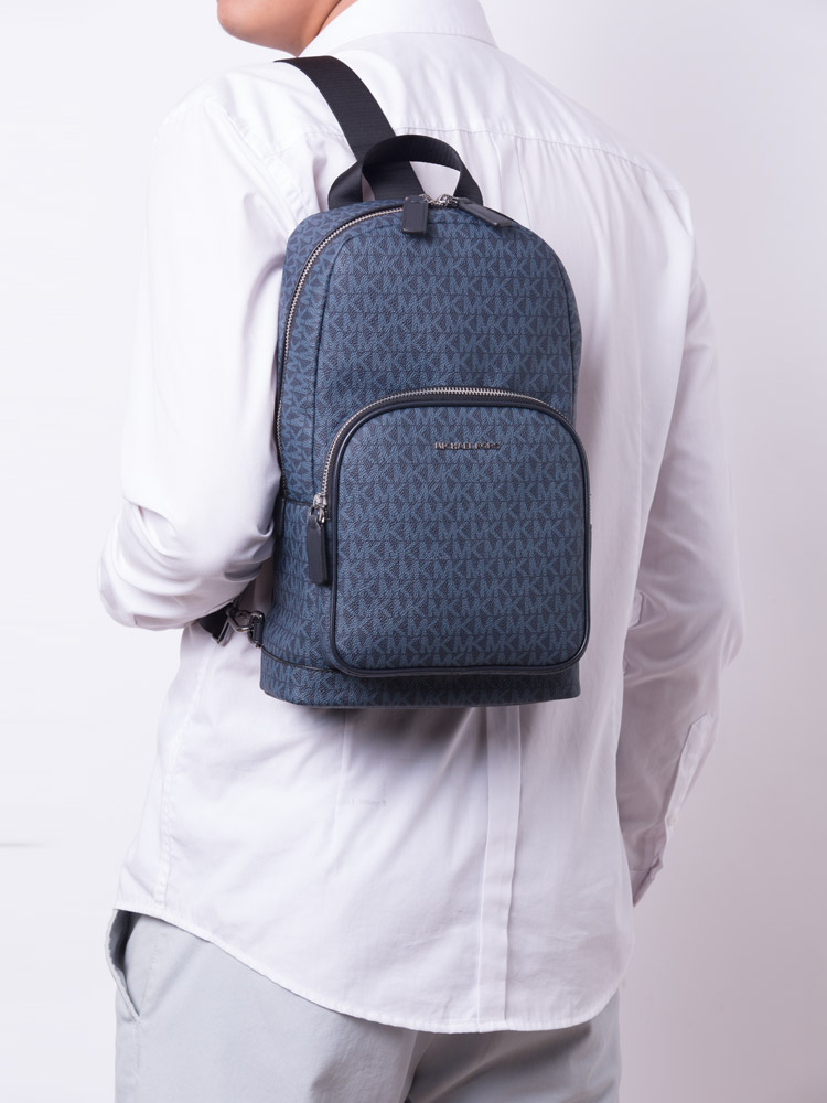 Men Cooper Monogram Commuter Sling Pack Admiral Pale Blue