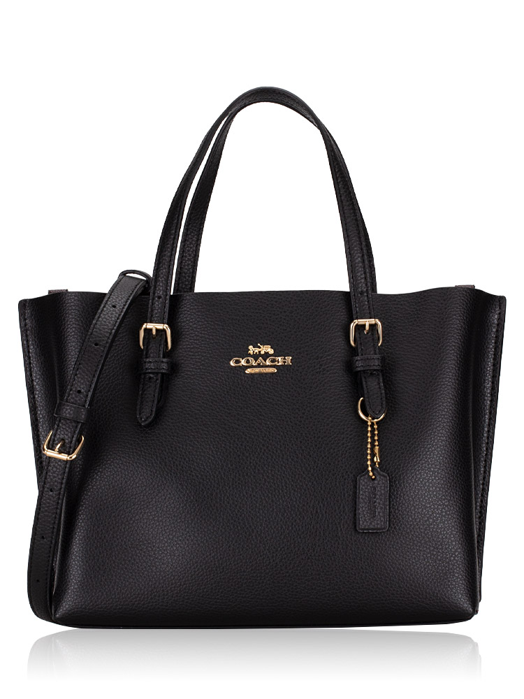 C4084 Mollie Tote 25 Black True Red
