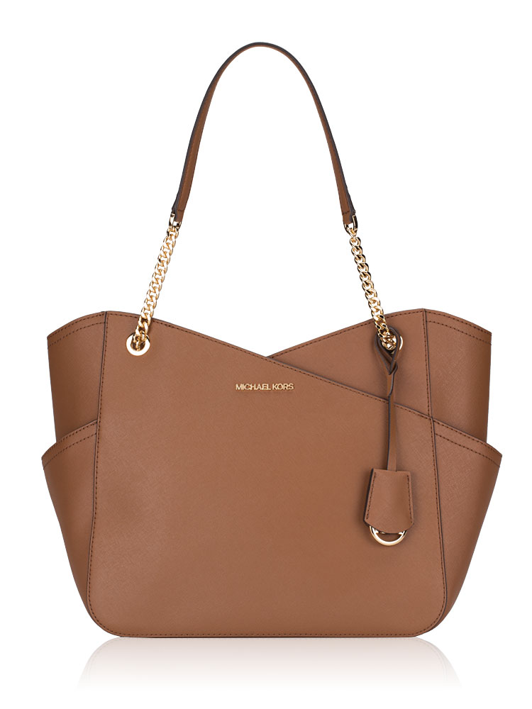 Jet Set Travel Large X Chain Shoulder Tote Luggage