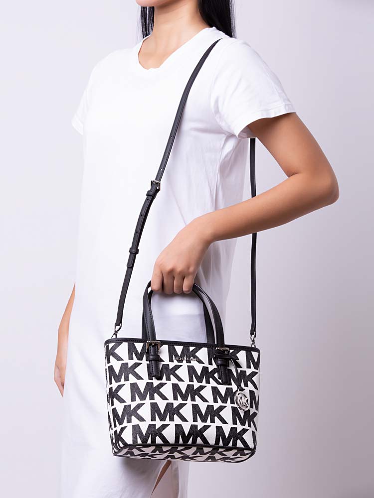 Jet Set Travel XS Carryall Zip Tote Optic White