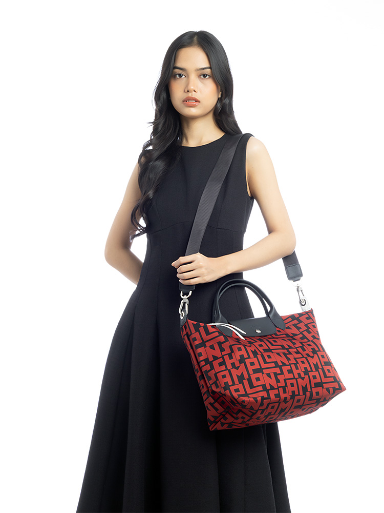 Le Pliage LGP Medium SH Black Brick