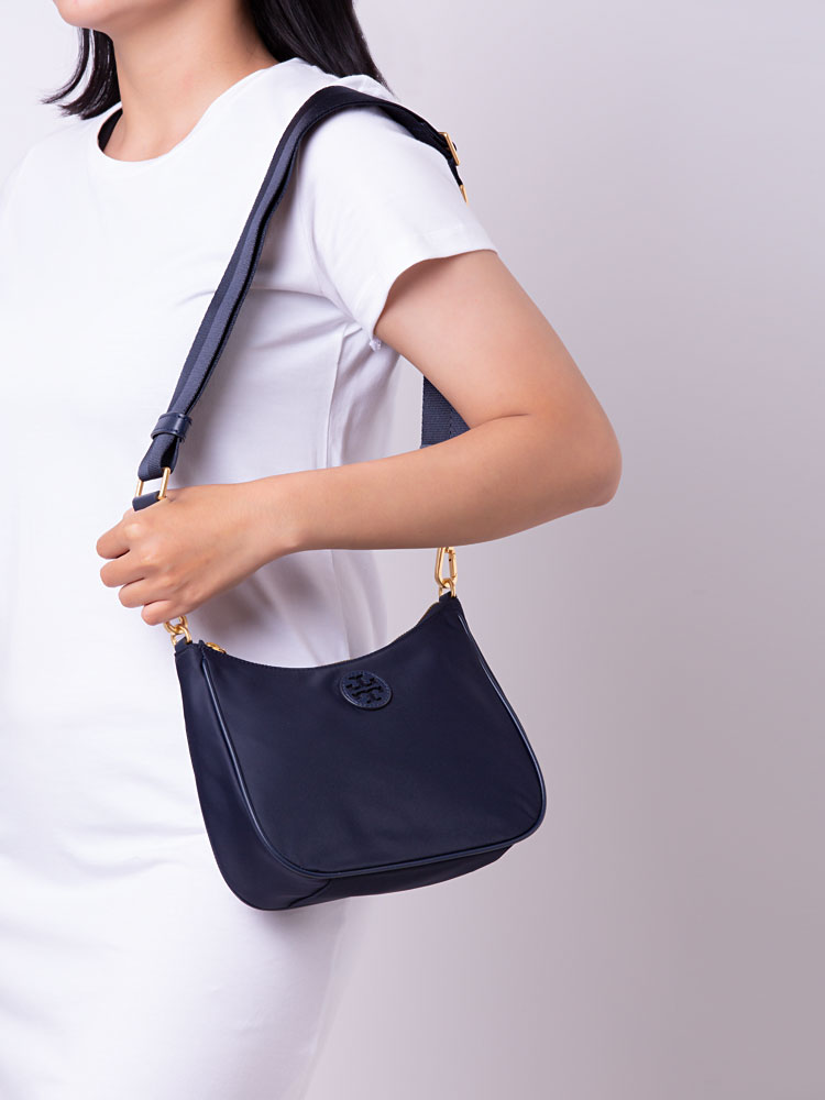 Nylon Web Mini Hobo Tory Navy 