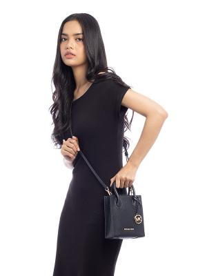 Mercer Leather XS NS Shopper Crossbody Black