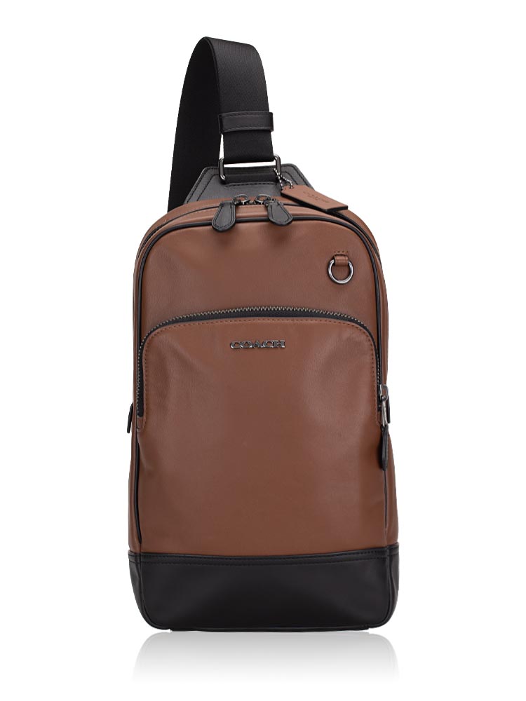 Men C2931 Graham Leather Sling Pack Saddle