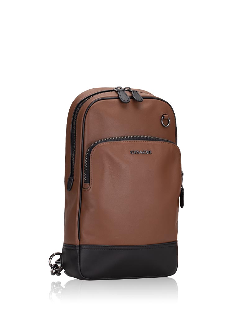 Men C2931 Graham Leather Sling Pack Saddle