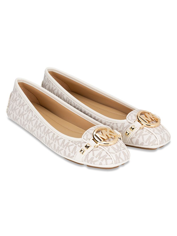 Fulton Stud Signature Flats Vanilla Sz 8.5