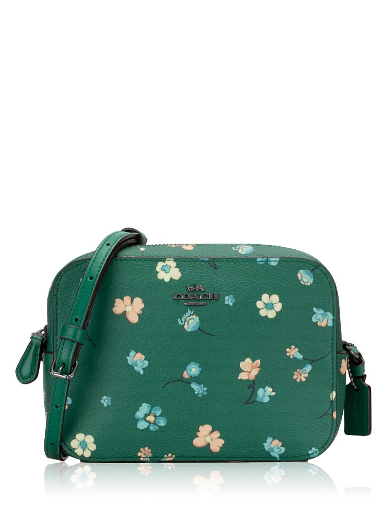 C8699 Mystical Floral Print Mini Camera Bag Green Multi
