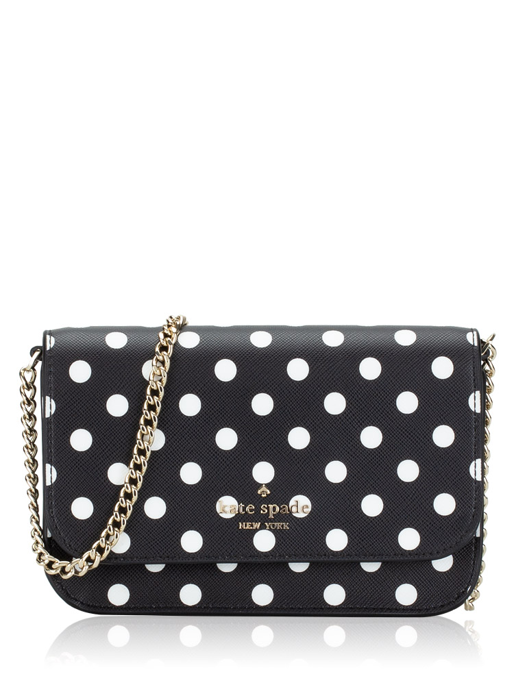 Cheers Charming Dot Boxed Crossbody Black Multi