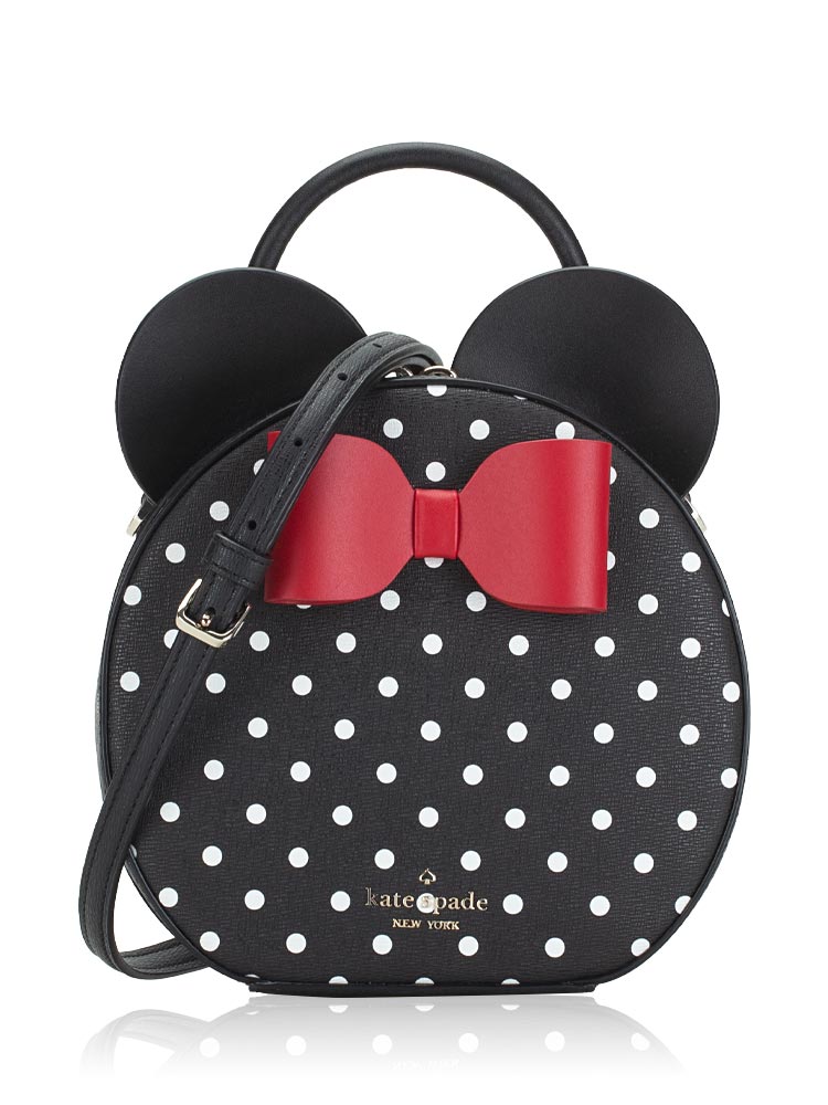 X Minnie Mouse Round Crossbody Black Multi