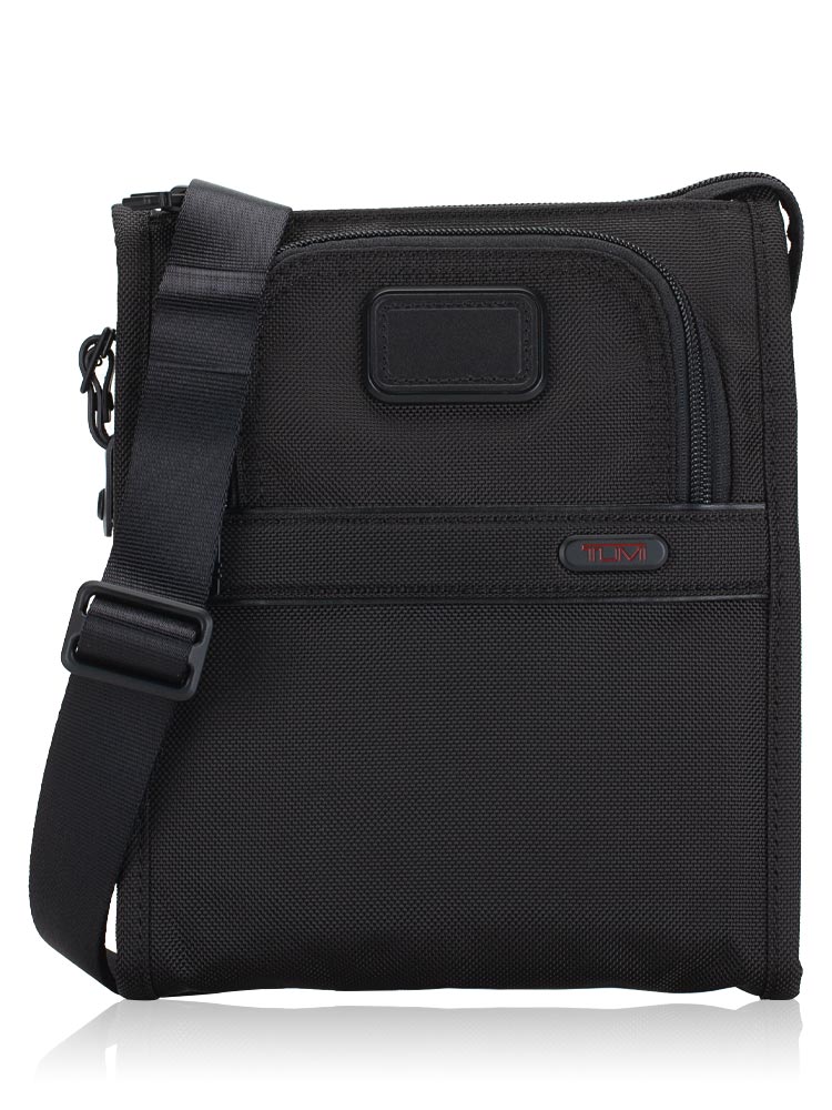 Men Alpha 3 Pocket Bag Black 