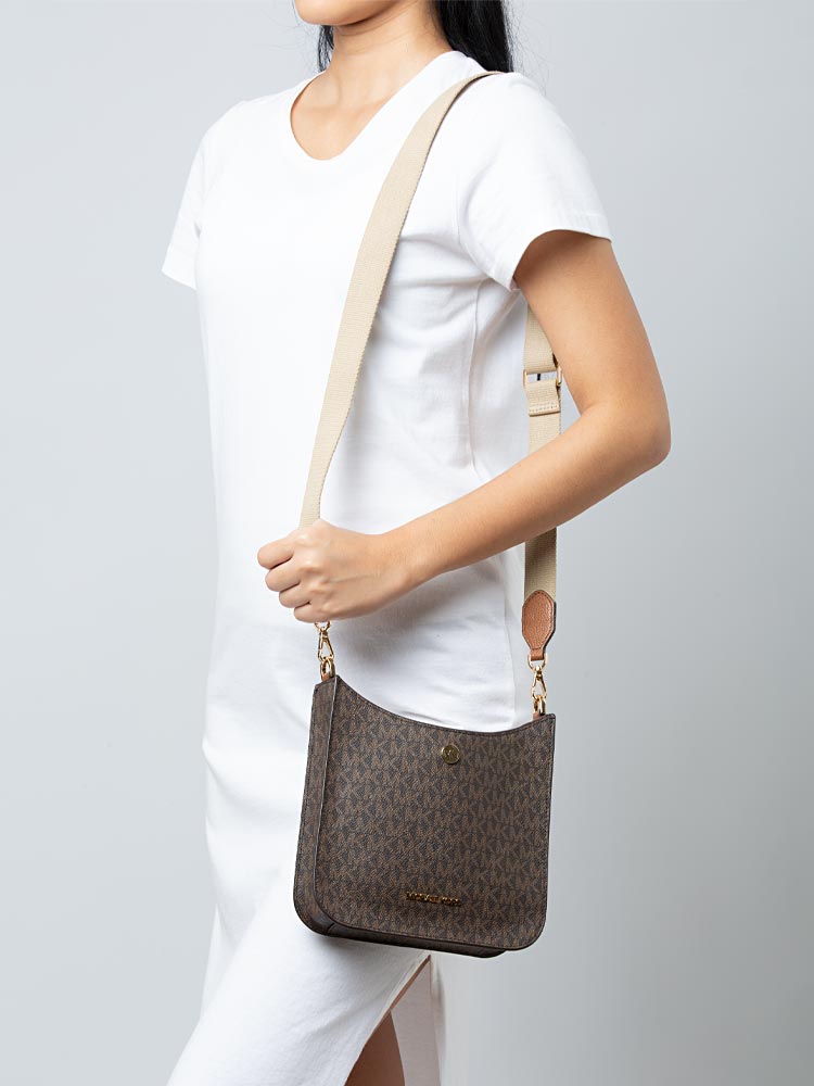 Signature Briley Small Messenger Crossbody Brown