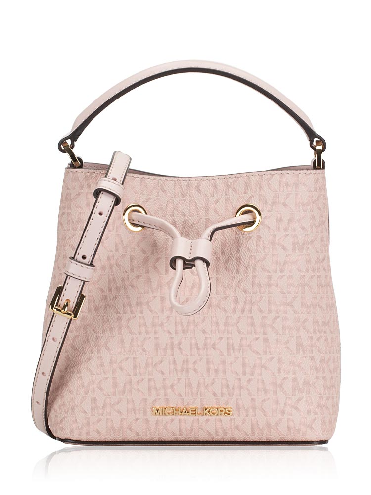 Suri Signature Small Bucket Crossbody Dark Powder Blush