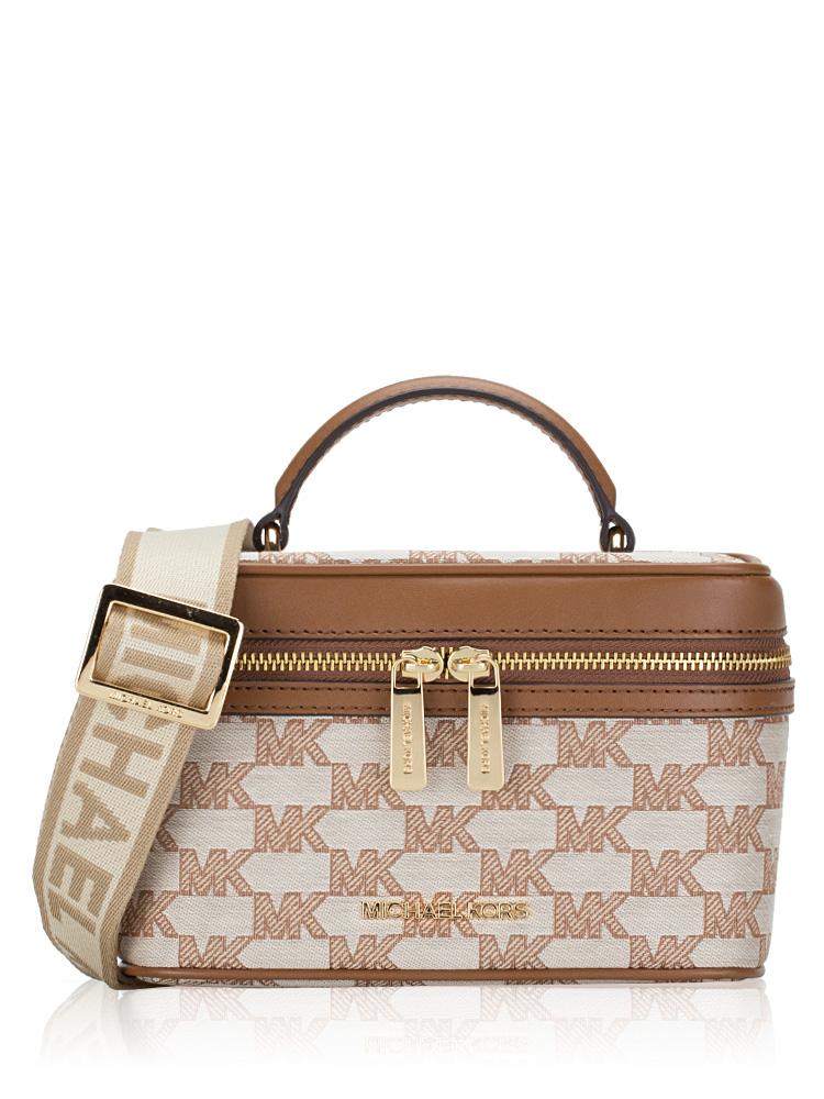 Jet Set Item Signature Medium Zip Trunk Crossbody Luggage Multi
