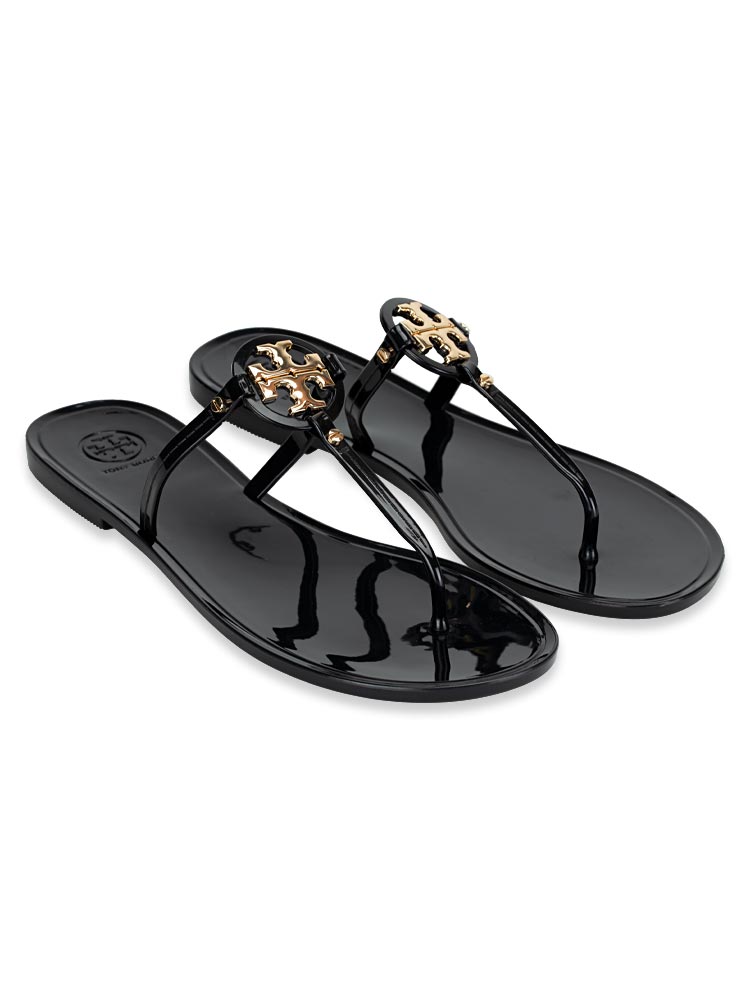 Mini Miller Jelly Thong Black Sz 10