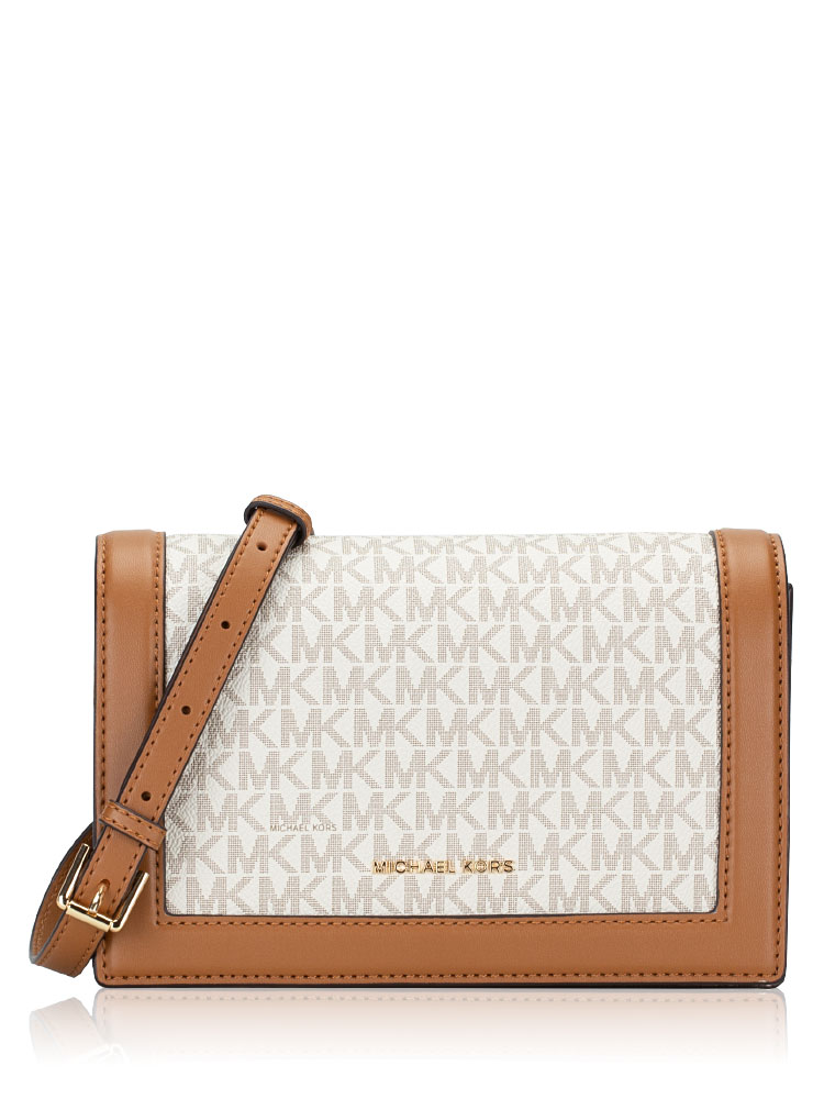 Jet Set Signature Large Full Flap Chain Crossbody Vanilla Acorn