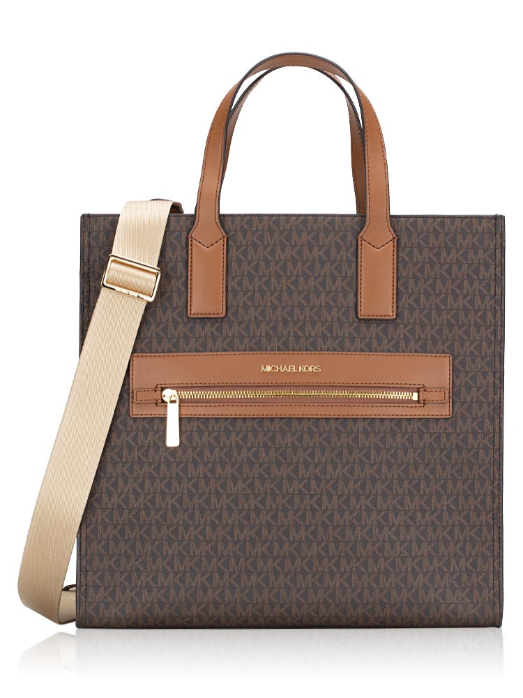 Kenly Monogram Large NS Tote Brown