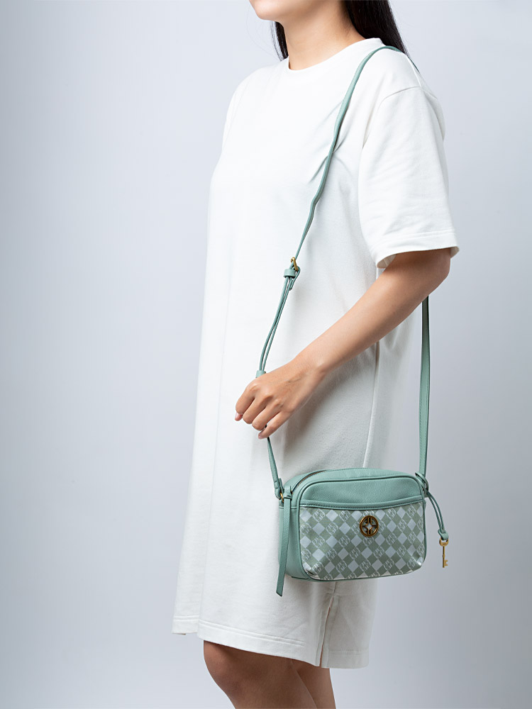 SHB2946336 Brennon Leather Camera Bag Light Sage