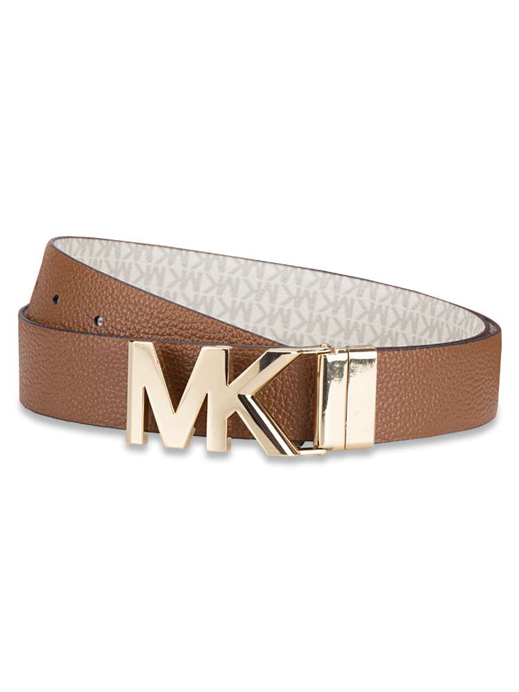 558390 Signature Twist Reversible Belt Vanilla Lugagge Sz M