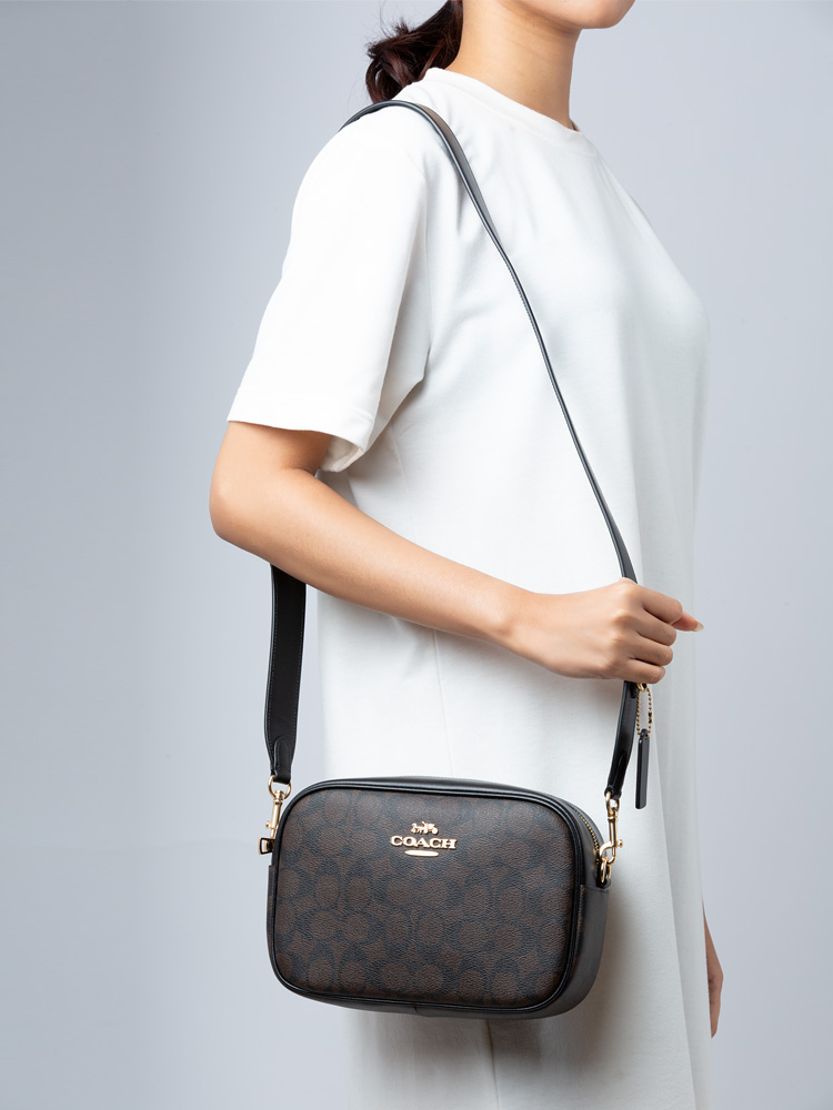 CA547 Signature Jamie Camera Bag Brown Black