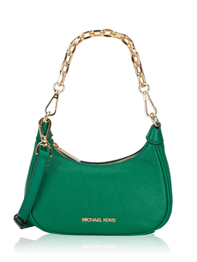 Cora Mini Zip Pouchette Palmetto Green