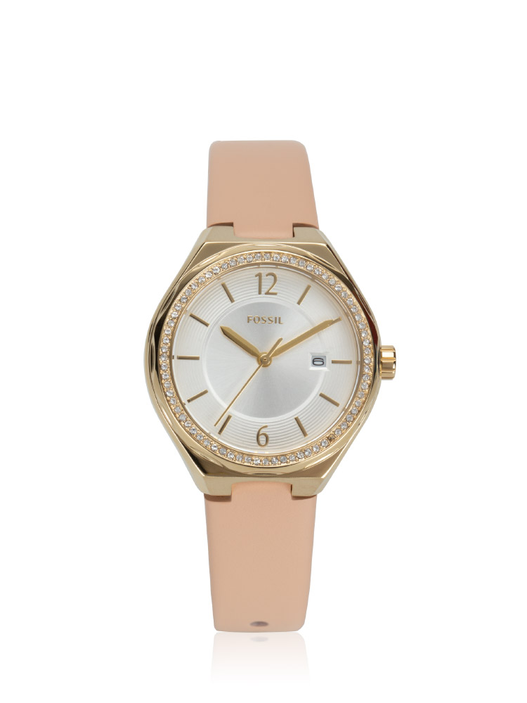 BQ3804 Eevie Leather Strap Pink Gold