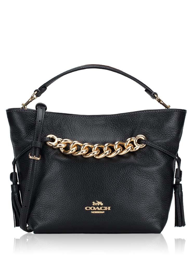 CE555 Andy Leather Crossbody Black