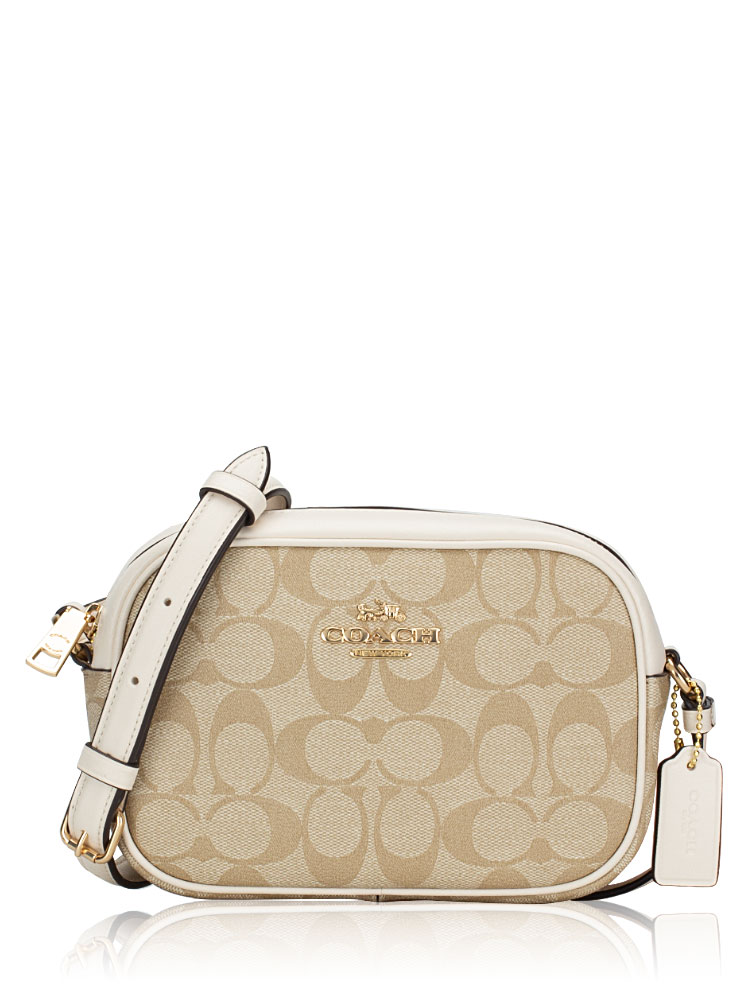C9926 Signature Mini Jamie Camera Bag Light Khaki Chalk