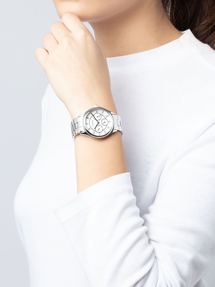 BQ1560 Modern Sophisticate Multifunction Stainless Silver