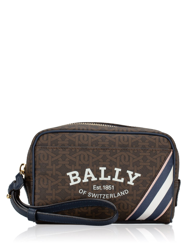 Monogram Cedy Stripe Pouch Bag Multicue Midnight 