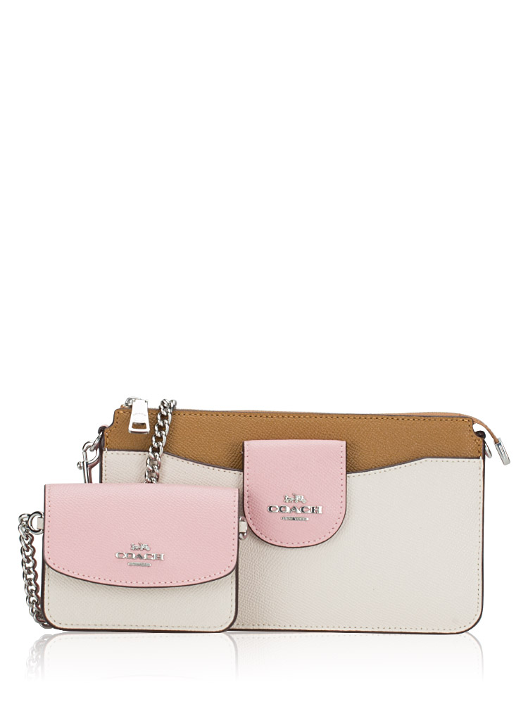 C3608 Colorblock Poppy Crossbody Powder Pink Multi