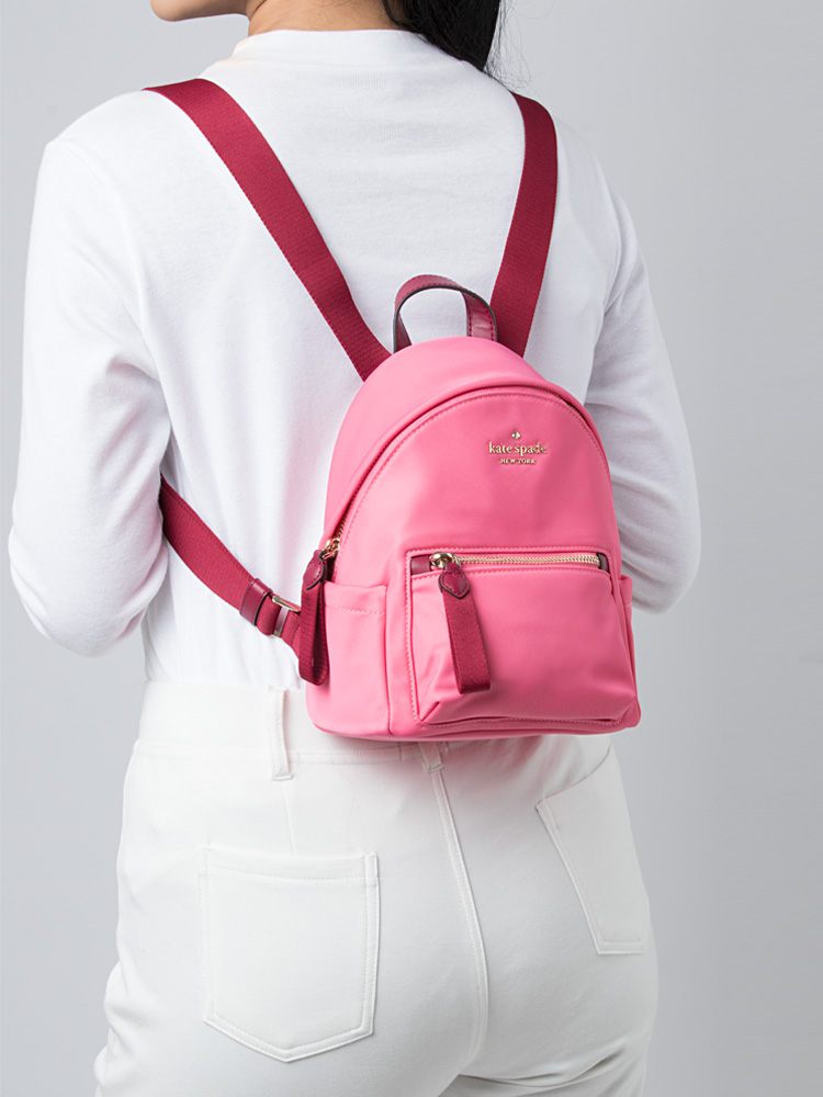 Chelsea The Little Better Nylon Mini Backpack Deep Dahlia