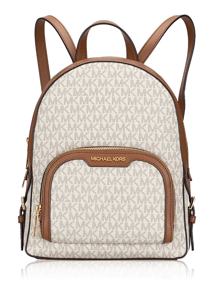 Signature Jaycee Medium Zip Pocket Backpack Vanilla