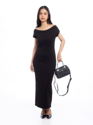 Blaire Stud Quilted Leather Xs Duffle Crossbody Black