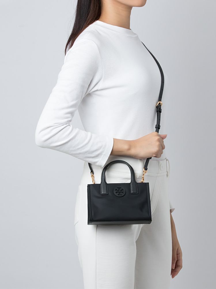 Ella Nylon Mini Tote Black