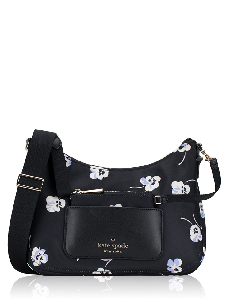 Chelsea The Little Better Floral Pattern Crossbody Black Multi