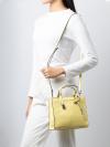H004M12FA22 Mini Grind Patent Leather Tote Bag French Vanilla